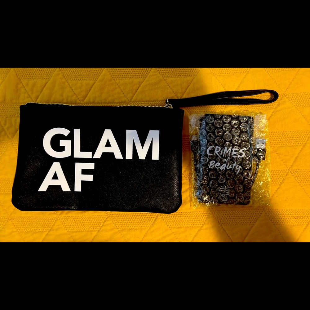 Wristlet with portable charger.